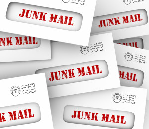 Junk Mail Pile Stack Envelopes Direct Marketing Advertising Lett